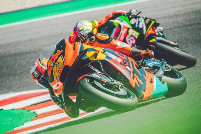 レッドブル・KTM・ファクトリーレーシングに移籍後初のフロントロウを獲得したポル・エスパルガロ