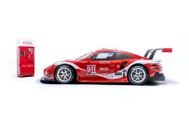 公開されたポルシェとコカ・コーラのコラボレーションカラーリング