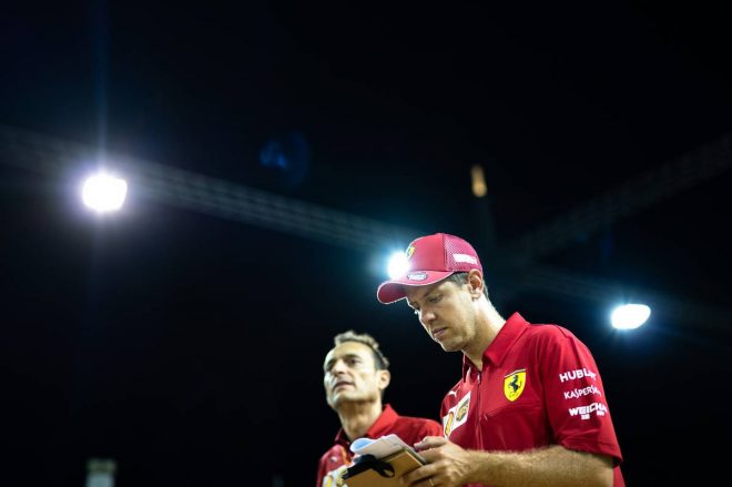 2019年F1第15戦シンガポールGP　セバスチャン・ベッテル（フェラーリ）