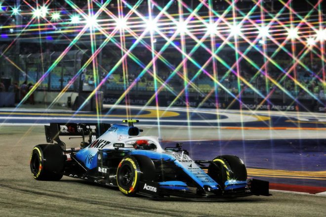 2019年F1第15戦シンガポールGP　ロバート・クビサ（ウイリアムズ）