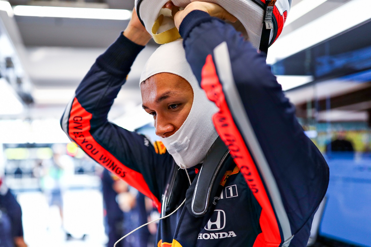 2019年F1第15戦シンガポールGP金曜　アレクサンダー・アルボン（レッドブル・ホンダ）