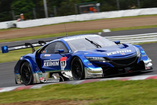 スーパーGT第7戦SUGOの公式練習トップタイムをマークしたKEIHIN NSX-GT