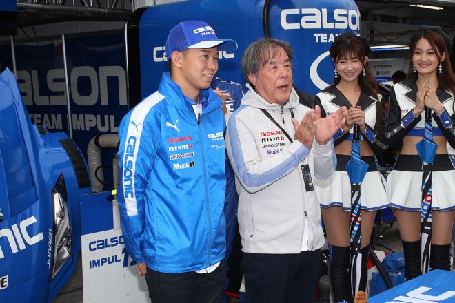 10月15日が誕生日の佐々木大樹。TEAM IMPULのピットでは少し早めの誕生日会が行われた。