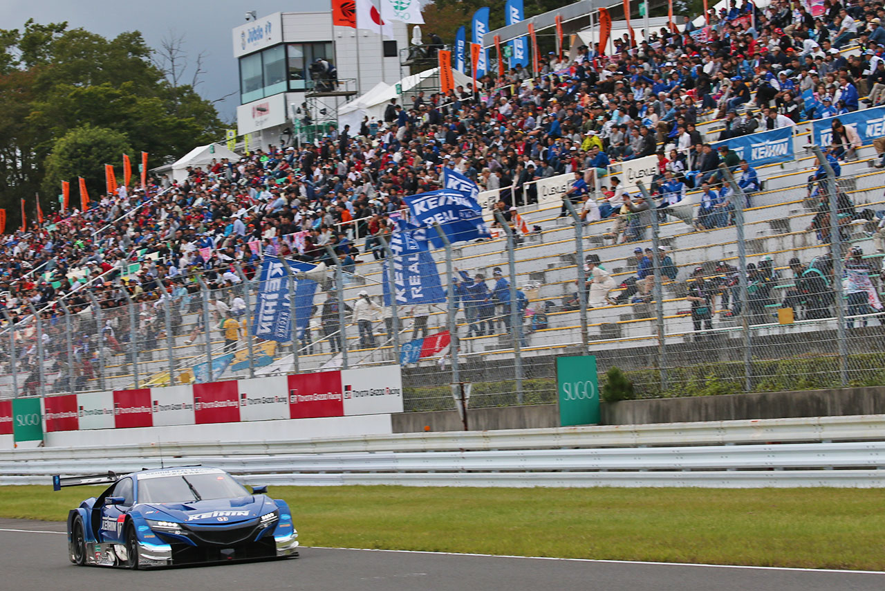 2019スーパーGT第7戦SUGOでポールポジションを獲得したKEIHIN NSX-GT