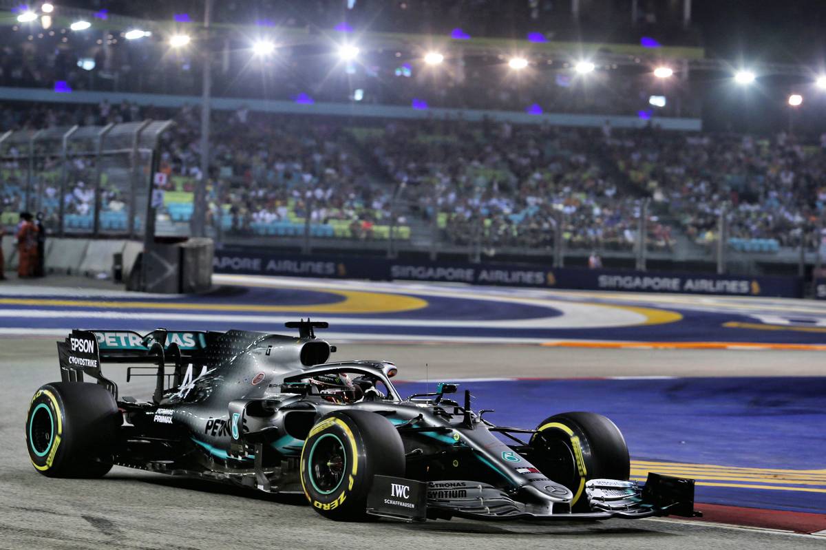 2019年F1第15戦シンガポールGP　ルイス・ハミルトン（メルセデス）