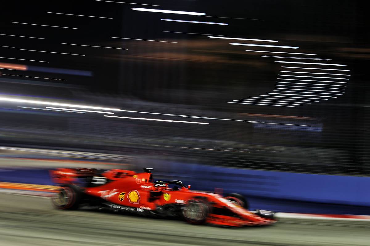2019年F1第15戦シンガポールGP　セバスチャン・ベッテル（フェラーリ）