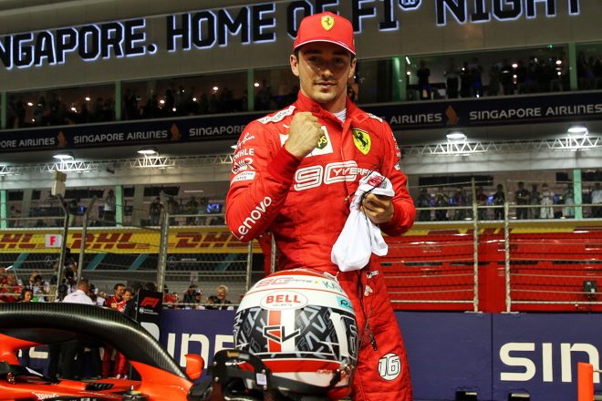 2019年F1第15戦シンガポールGP　シャルル・ルクレールがポールポジションを獲得