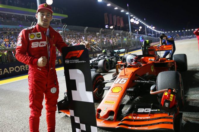 2019年F1第15戦シンガポールGP　シャルル・ルクレール（フェラーリ）