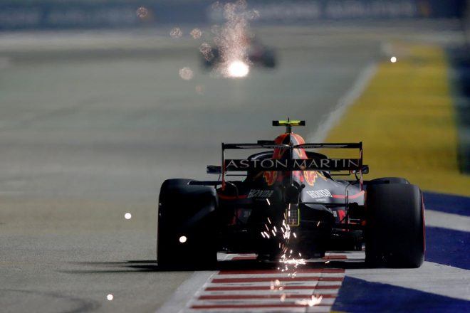 2019年F1第15戦シンガポールGP　アレクサンダー・アルボン（レッドブル・ホンダ）