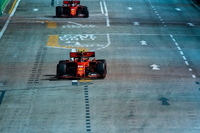 2019年F1第15戦シンガポールGP　シャルル・ルクレール（フェラーリ）