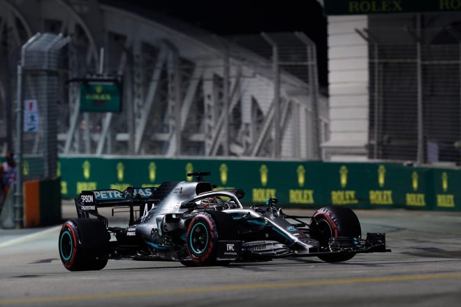 2019年F1第15戦シンガポールGP　ルイス・ハミルトン（メルセデス）