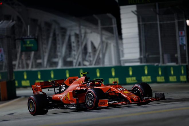 2019年F1第15戦シンガポールGP　シャルル・ルクレール（フェラーリ）