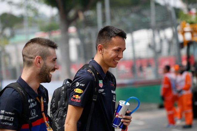 2019年F1第15戦シンガポールGP　アレクサンダー・アルボン（レッドブル・ホンダ）