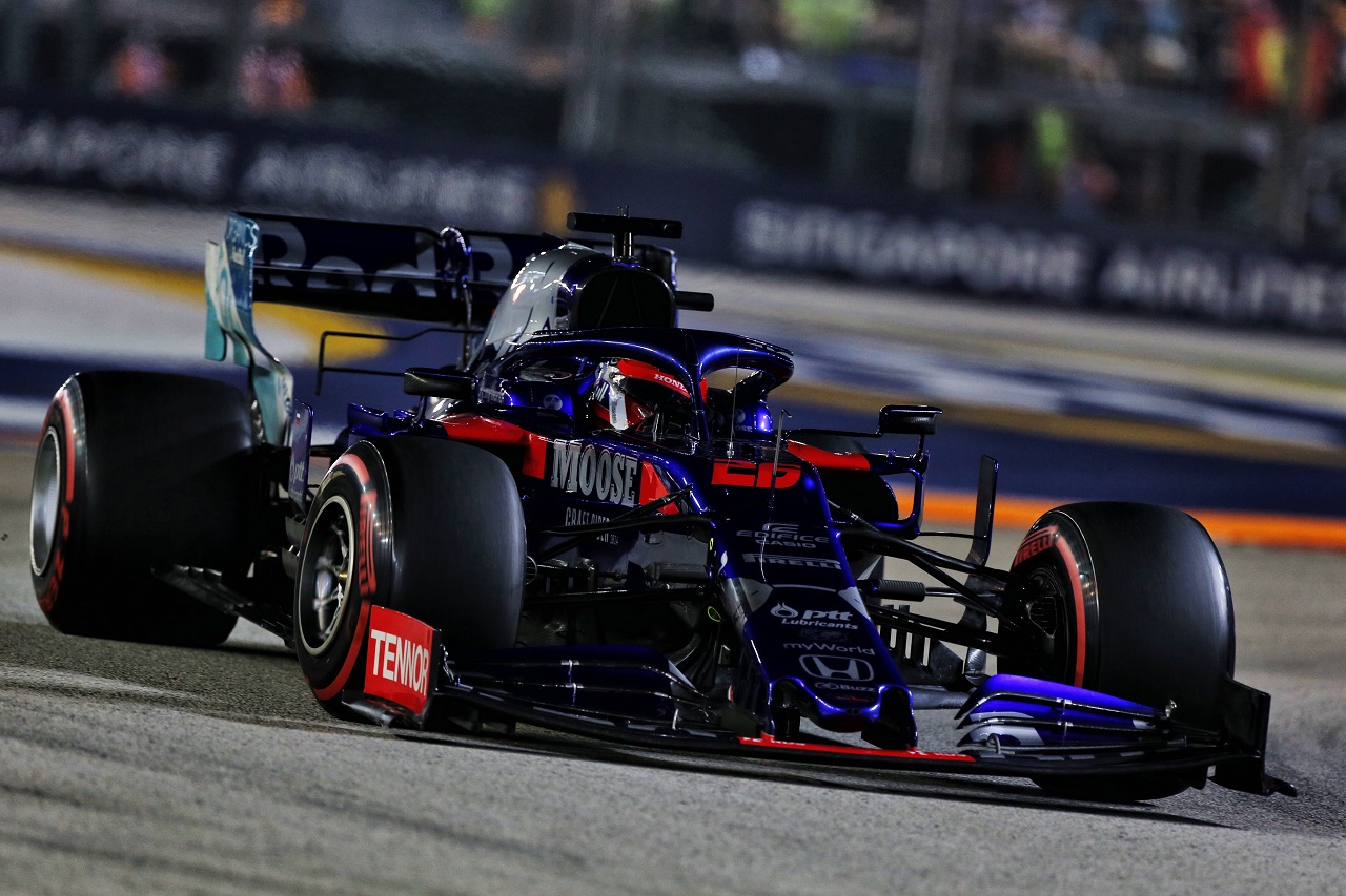 2019年F1第15戦シンガポールGP土曜　ダニール・クビアト（トロロッソ・ホンダ）