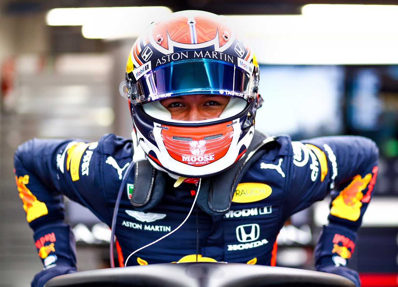 2019年F1第15戦シンガポールGP土曜　アレクサンダー・アルボン（レッドブル・ホンダ）