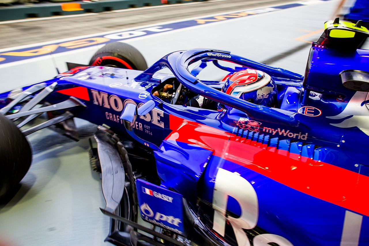 2019年F1第15戦シンガポールGP土曜　ピエール・ガスリー（トロロッソSTR14・ホンダ）