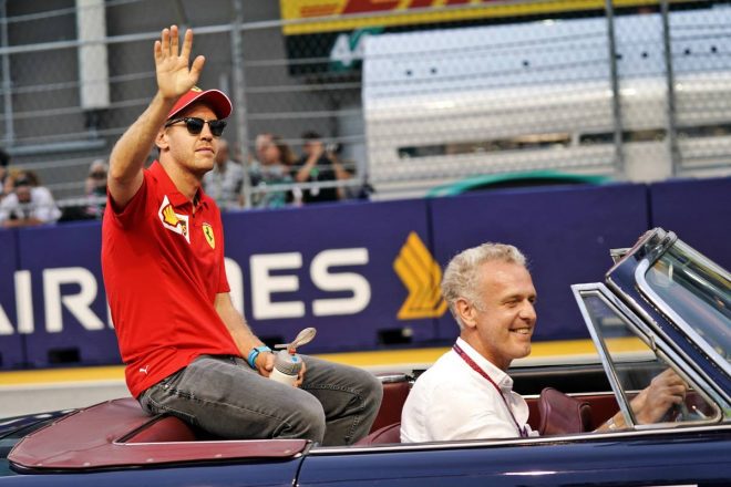 2019年F1第15戦シンガポールGP　セバスチャン・ベッテル（フェラーリ）