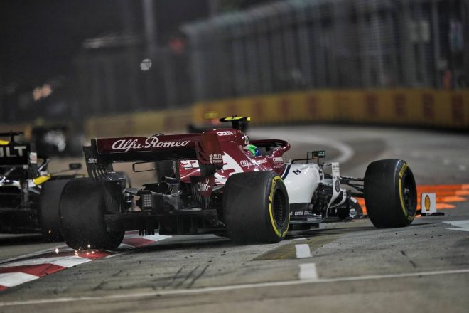 2019年F1第15戦シンガポールGP　アントニオ・ジョビナッツィ（アルファロメオ）