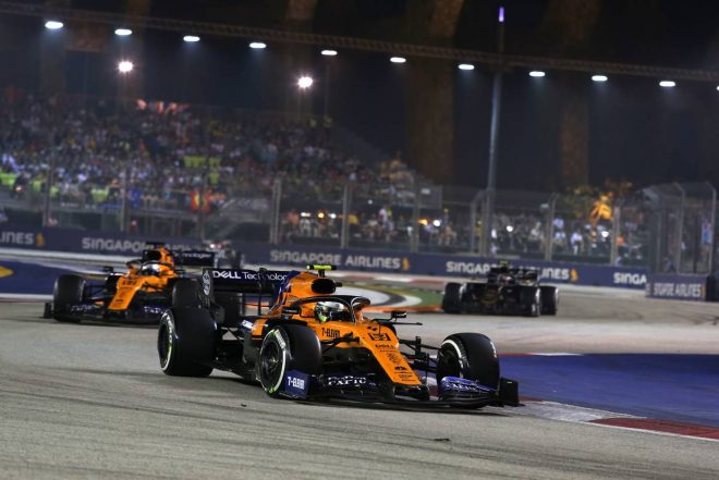 2019年F1第15戦シンガポールGP　ランド・ノリス（マクラーレン）