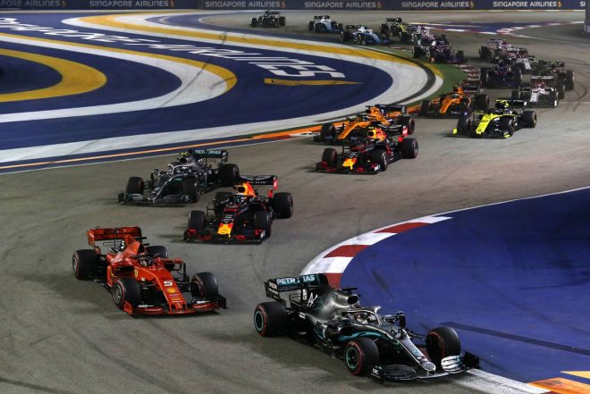 2019年F1第15戦シンガポールGP決勝スタート