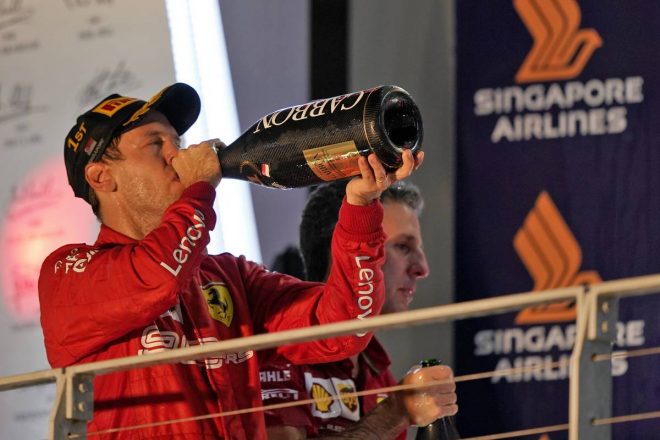 2019年F1第15戦シンガポールGP　セバスチャン・ベッテル（フェラーリ）