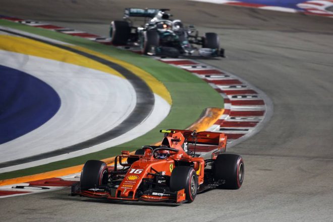 2019年F1第15戦シンガポールGP　シャルル・ルクレール（フェラーリ）