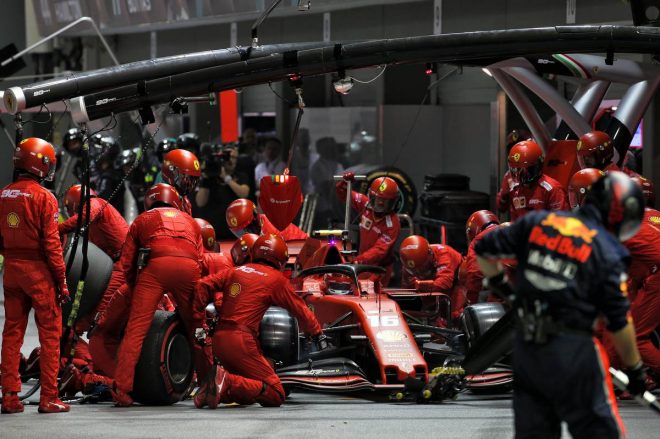 2019年F1第15戦シンガポールGP　シャルル・ルクレール（フェラーリ）