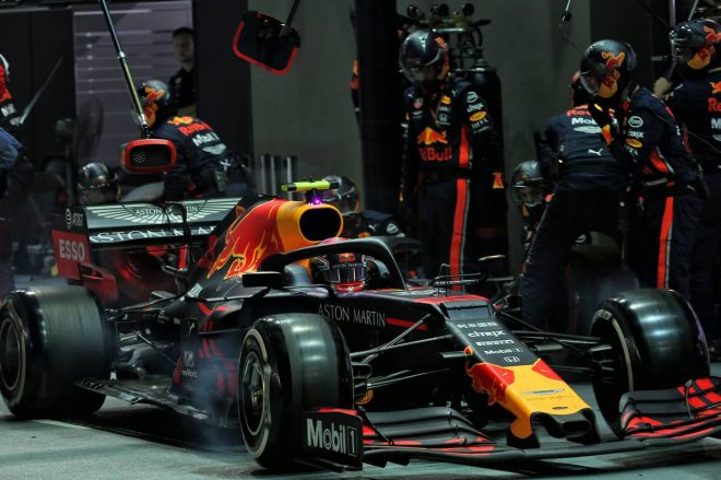 2019年F1第15戦シンガポールGP　アレクサンダー・アルボン（レッドブル・ホンダ）