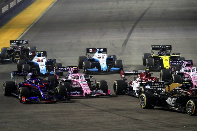 2019年F1第15戦シンガポールGP　ダニール・クビアト（トロロッソ・ホンダ）