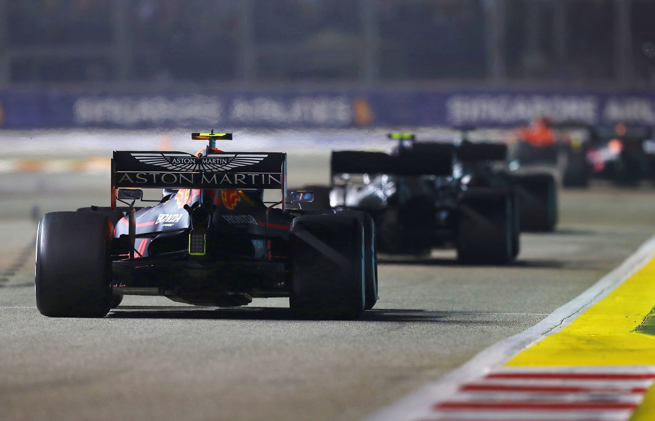 2019年F1第15戦シンガポールGP日曜　アレクサンダー・アルボン（レッドブル・ホンダ）