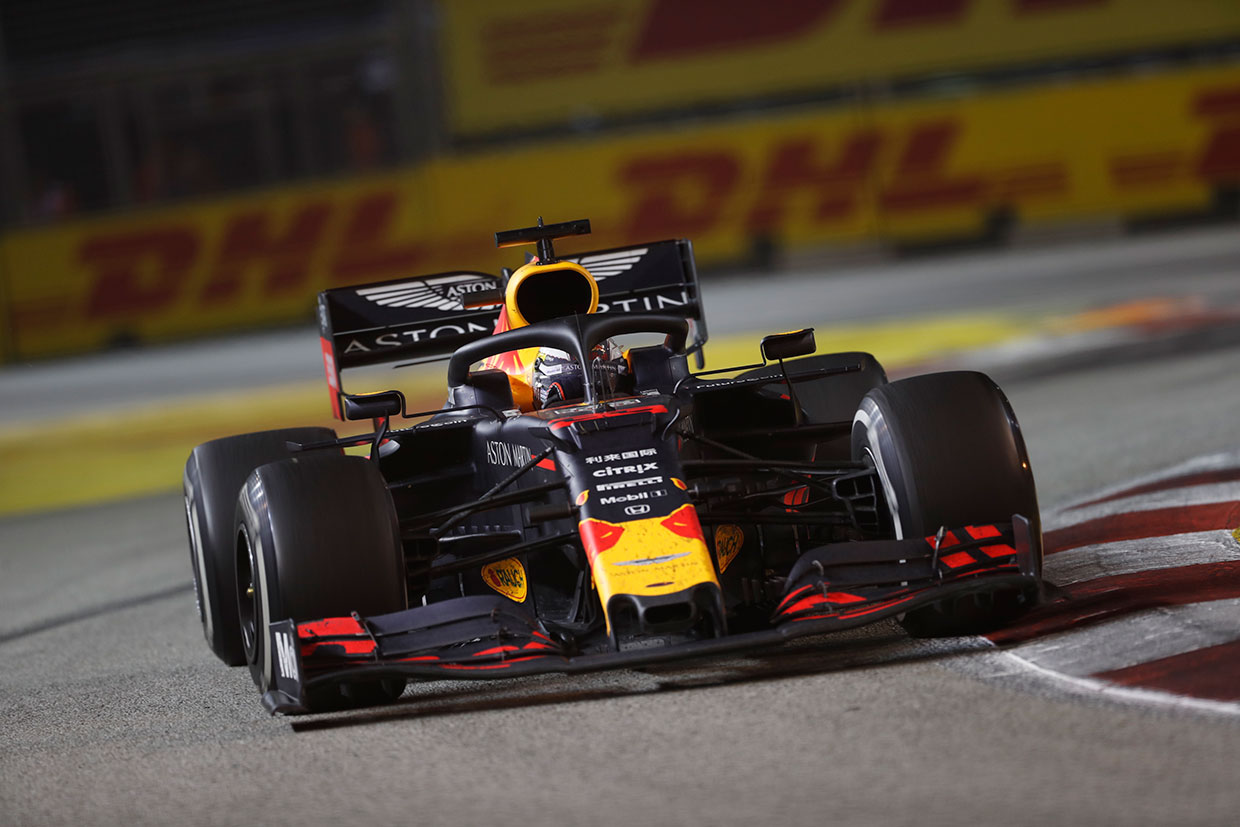 2019年F1第15戦シンガポールGP　マックス・フェルスタッペン（レッドブル・ホンダ）