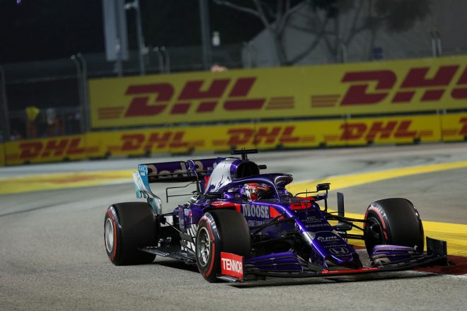 2019年F1第15戦シンガポールGP　ダニール・クビアト（トロロッソ・ホンダ）