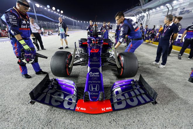 2019年F1第15戦シンガポールGP　ダニール・クビアト（トロロッソ・ホンダ）