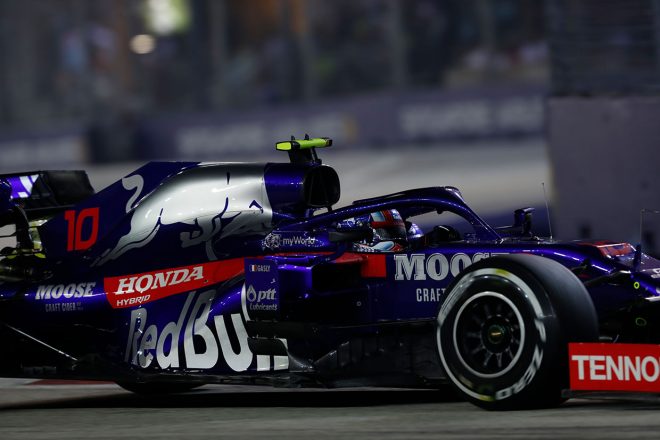 2019年F1第15戦シンガポールGP　ピエール・ガスリー（トロロッソ・ホンダ）