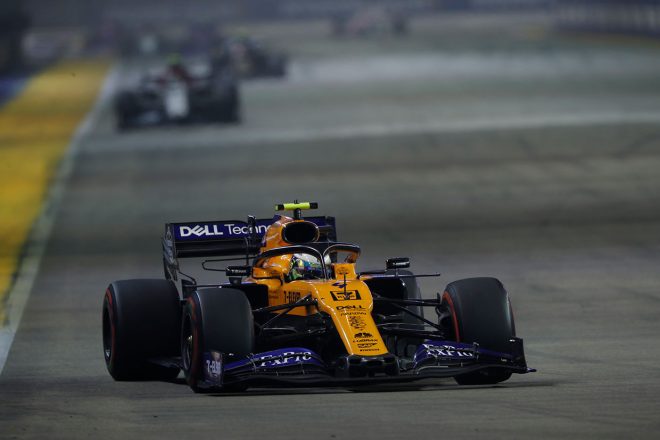 2019年F1第15戦シンガポールGP　ランド・ノリス（マクラーレン）