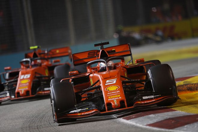 2019年F1第15戦シンガポールGP　セバスチャン・ベッテル（フェラーリ）