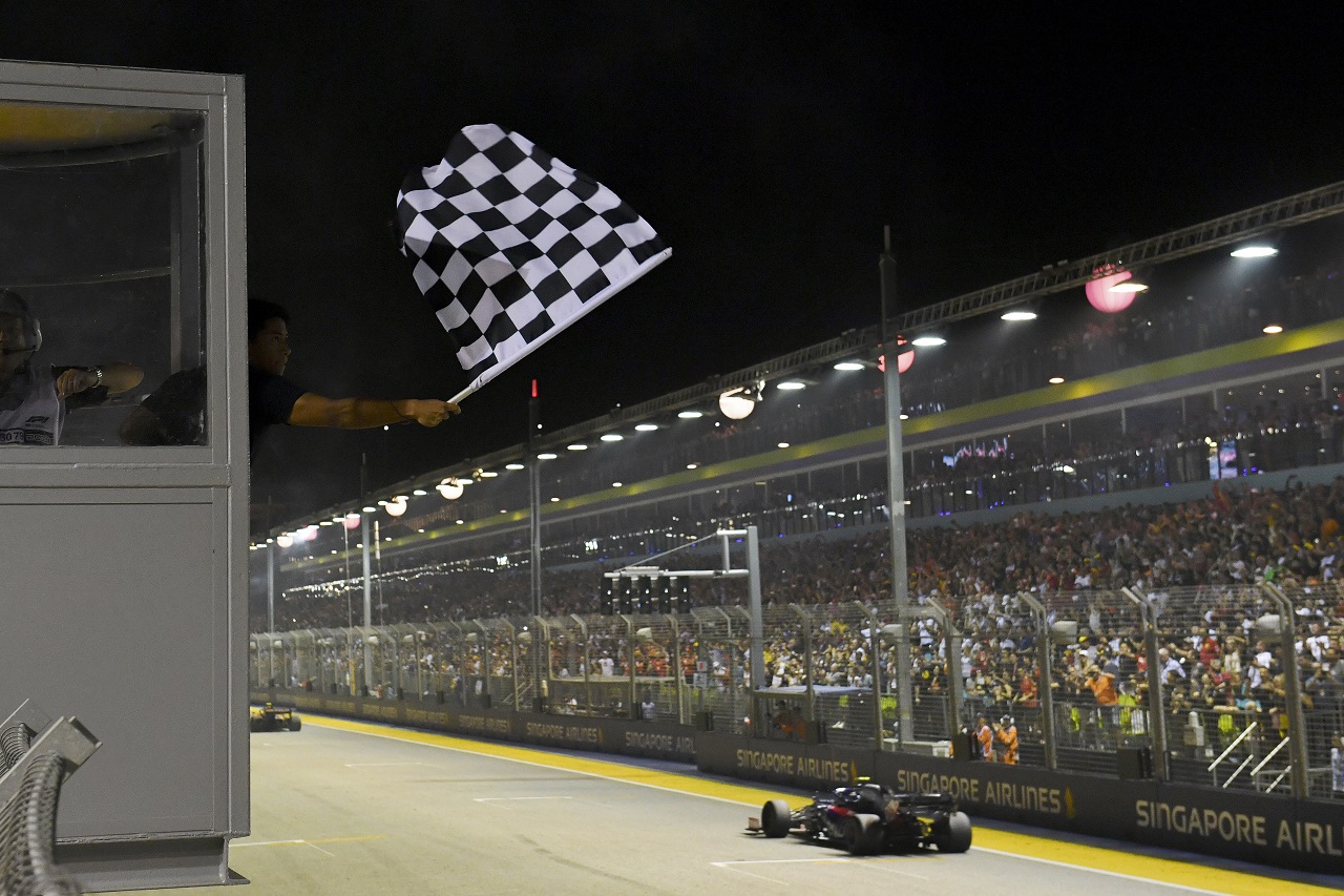 2019年F1第15戦シンガポールGP　ピエール・ガスリー（トロロッソ・ホンダ）が8位でフィニッシュ