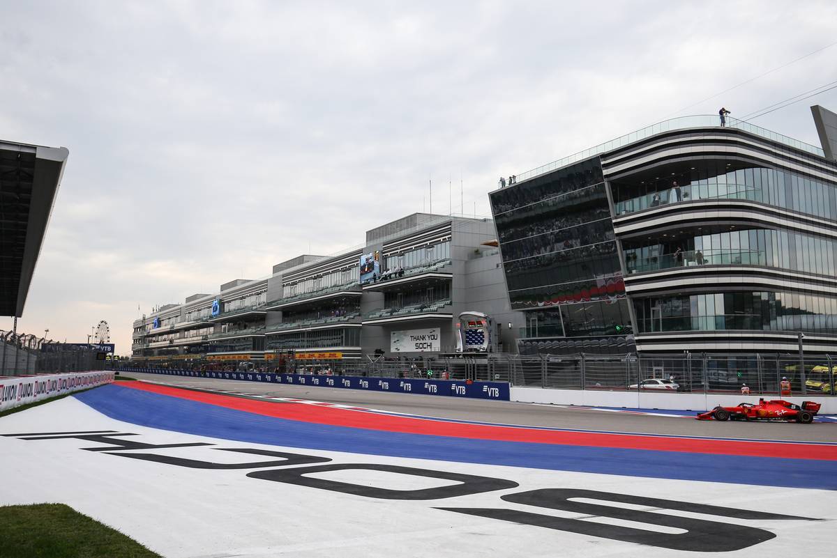 2019年F1第16戦ロシアGP　セバスチャン・ベッテル（フェラーリ）