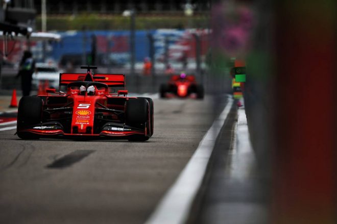 2019年F1第16戦ロシアGP　セバスチャン・ベッテル（フェラーリ）