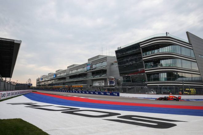 2019年F1第16戦ロシアGP　アレクサンダー・アルボン（レッドブル・ホンダ）