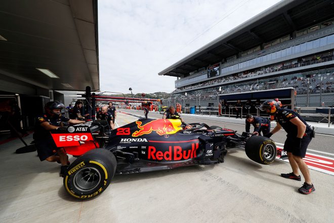 2019年F1第16戦ロシアGP　アレクサンダー・アルボン（レッドブル・ホンダ）