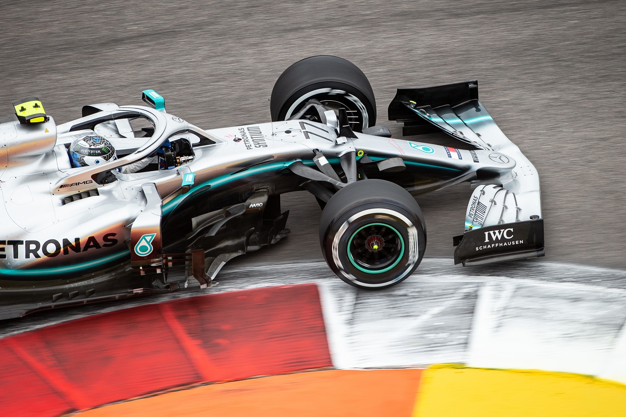 2019年F1第16戦ロシアGP金曜　バルテリ・ボッタス（メルセデスF1 W10）