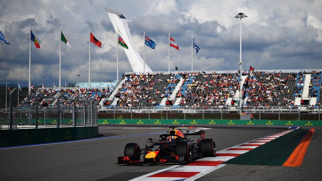2019年F1第16戦ロシアGP　マックス・フェルスタッペン（レッドブル・ホンダ）