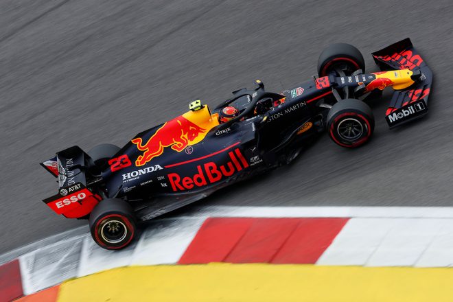 2019年F1第16戦ロシアGP　アレクサンダー・アルボン（レッドブル・ホンダ）