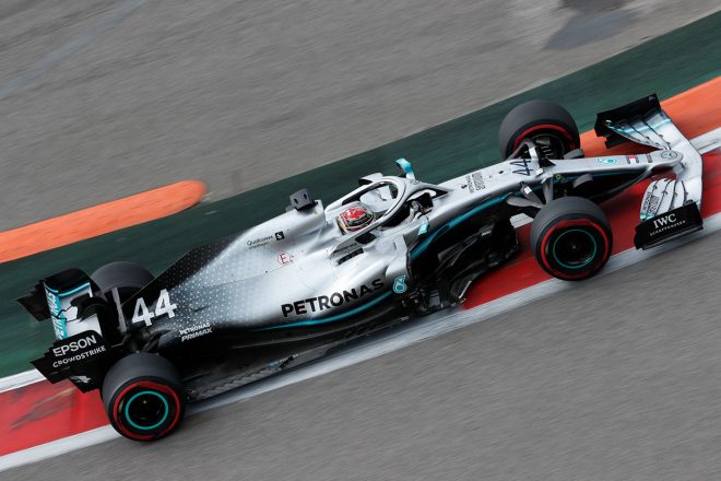 2019年F1第16戦ロシアGP　ルイス・ハミルトン（メルセデス）