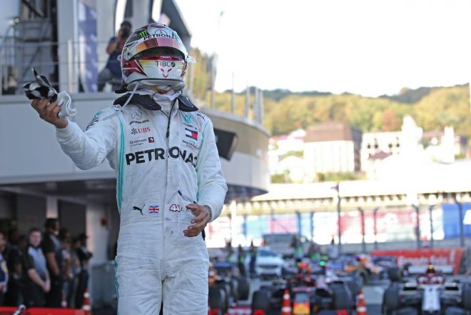 2019年F1第16戦ロシアGP決勝 ルイス・ハミルトンが優勝を飾る
