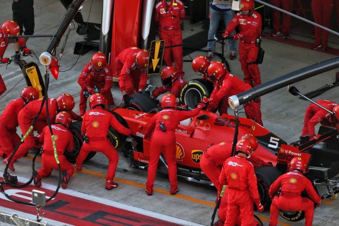 2019年F1第16戦ロシアGP　セバスチャン・ベッテル（フェラーリ）