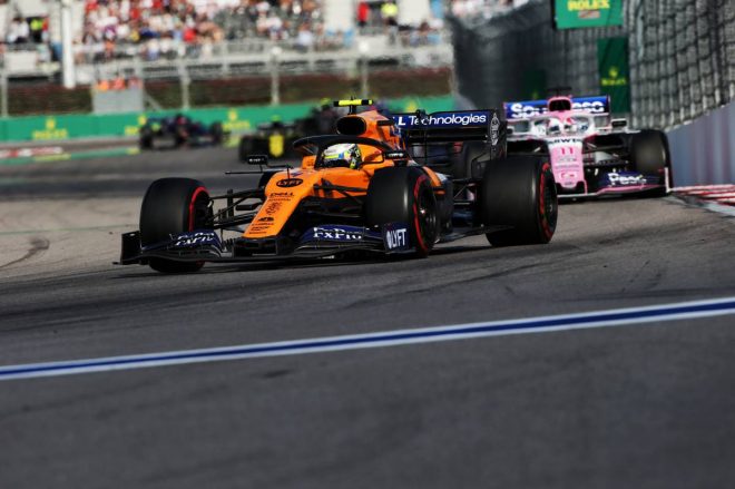2019年F1第16戦ロシアGP　ランド・ノリス（マクラーレン）