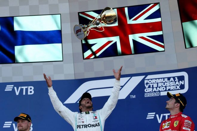 2019年F1第16戦ロシアGP　ルイス・ハミルトン（メルセデス）