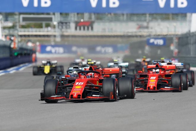 2019年F1第16戦ロシアGP　シャルル・ルクレール（フェラーリ）